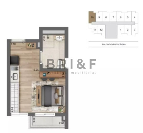 Imagem Apartamento com 1 Quarto à Venda, 25 m² em Brooklin - São Paulo Imagem Apartamento com 1 Quarto à Venda, 25 m² em Brooklin - São Paulo