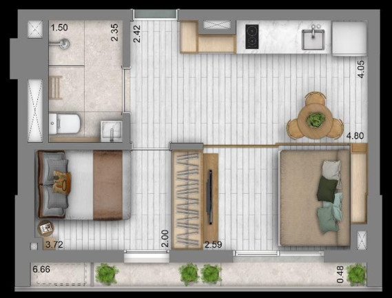 Studio com 1 Quarto à Venda, 29 m² em Vila Madalena - São Paulo
