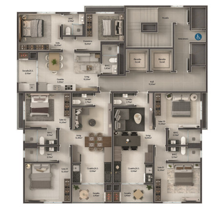 Imagem Imóvel com 2 Quartos à Venda, 52 m² em Morretes - Itapema Imagem Imóvel com 2 Quartos à Venda, 52 m² em Morretes - Itapema
