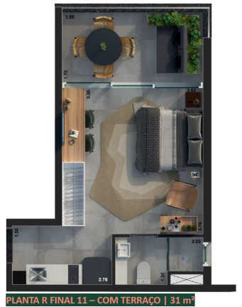 Imagem Studio com 1 Quarto à Venda, 22 m² em Vila Clementino - São Paulo Imagem Studio com 1 Quarto à Venda, 22 m² em Vila Clementino - São Paulo