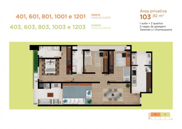 Imagem Apartamento com 3 Quartos à Venda, 112 m² em Centro - Cascavel