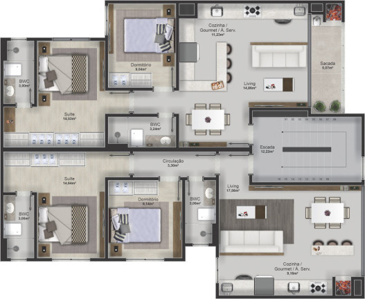 Imagem Apartamento com 2 Quartos à Venda, 71 m² em Nações - Balneário Camboriú Imagem Apartamento com 2 Quartos à Venda, 71 m² em Nações - Balneário Camboriú