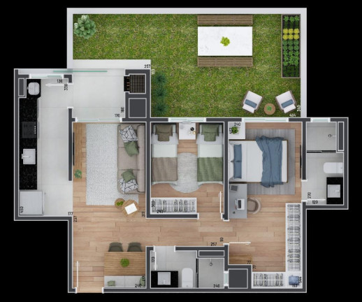Imagem Apartamento com 2 Quartos à Venda, 55 m² em Aristocrata - São José Dos Pinhais Imagem Apartamento com 2 Quartos à Venda, 55 m² em Aristocrata - São José Dos Pinhais