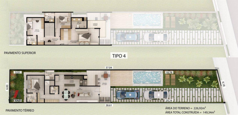 Imagem Casa com 4 Quartos à Venda, 149 m² em Tamatanduba - Eusébio Imagem Casa com 4 Quartos à Venda, 149 m² em Tamatanduba - Eusébio