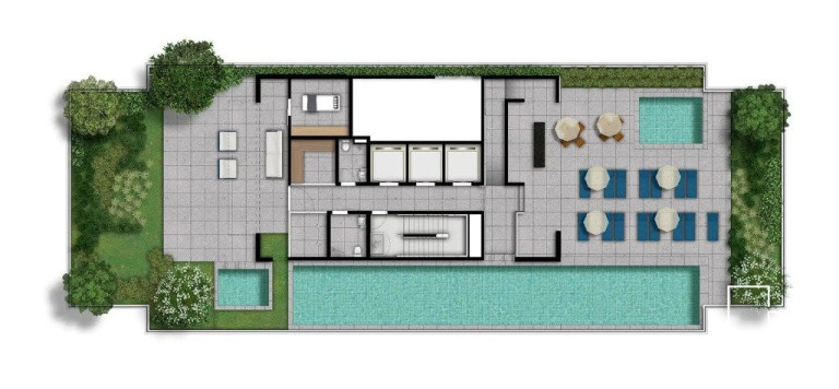 Imagem Apartamento com 1 Quarto para Alugar, em Brooklin - São Paulo Imagem Apartamento com 1 Quarto para Alugar, em Brooklin - São Paulo