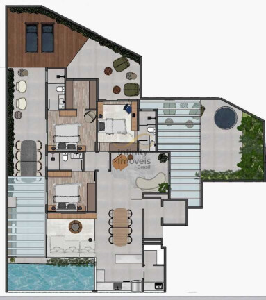 Imagem Cobertura com 3 Quartos à Venda, 214 m² em Sion - Belo Horizonte Imagem Cobertura com 3 Quartos à Venda, 214 m² em Sion - Belo Horizonte