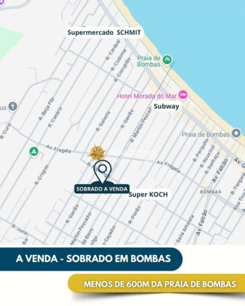Imagem Sobrado com 2 Quartos à Venda, 100 m² em Bombas - Bombinhas Imagem Sobrado com 2 Quartos à Venda, 100 m² em Bombas - Bombinhas