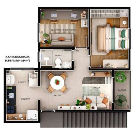 Imagem Apartamento com 2 Quartos à Venda, 45 m² em Bandeirinhas - Betim Imagem Apartamento com 2 Quartos à Venda, 45 m² em Bandeirinhas - Betim