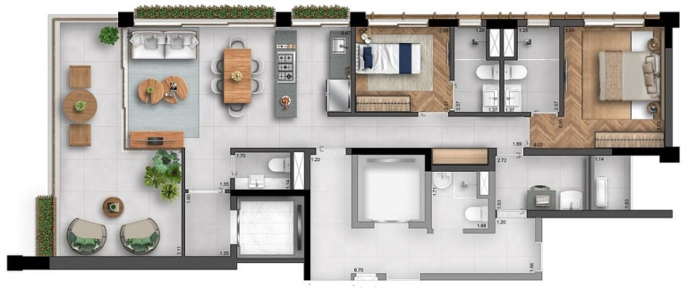 Imagem Apartamento com 3 Quartos à Venda, 147 m² em Itaim Bibi - São Paulo