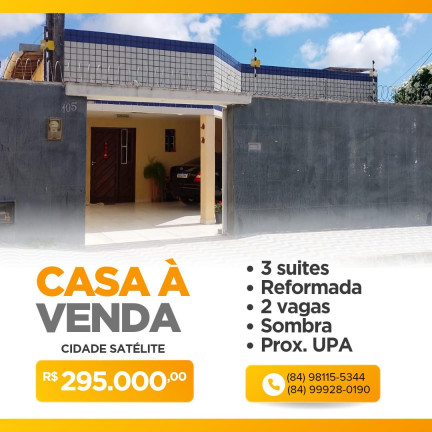 Casa à Venda,  em Pitimbu - Natal