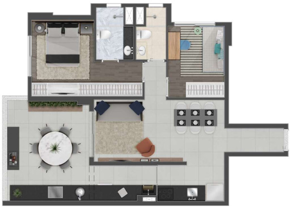 Imagem Apartamento com 1 Quarto à Venda, 74 m² em Cerqueira César - São Paulo