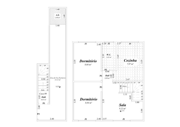 Imagem Casa com 2 Quartos à Venda, 42 m² em Antártica - Praia Grande Imagem Casa com 2 Quartos à Venda, 42 m² em Antártica - Praia Grande