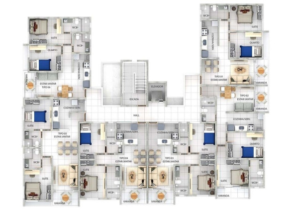 Imagem Apartamento com 2 Quartos à Venda, 61 m² em Formosa - Cabedelo Imagem Apartamento com 2 Quartos à Venda, 61 m² em Formosa - Cabedelo