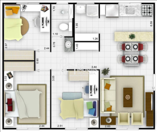 Imagem Apartamento com 3 Quartos à Venda, 55 m² em Centro - Ananindeua Imagem Apartamento com 3 Quartos à Venda, 55 m² em Centro - Ananindeua