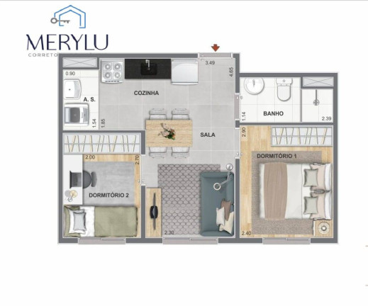 Imagem Apartamento com 2 Quartos à Venda, 34 m² em Mooca - São Paulo Imagem Apartamento com 2 Quartos à Venda, 34 m² em Mooca - São Paulo