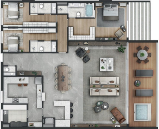 Imagem Imóvel com 3 Quartos à Venda, 262 m² em Praia De Belas - Porto Alegre Imagem Imóvel com 3 Quartos à Venda, 262 m² em Praia De Belas - Porto Alegre