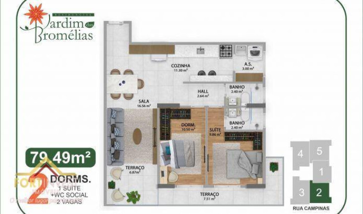 Imagem Imóvel com 2 Quartos à Venda, 79 m² em Boqueirão - Praia Grande Imagem Imóvel com 2 Quartos à Venda, 79 m² em Boqueirão - Praia Grande