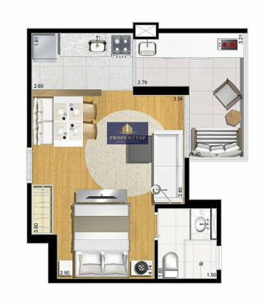 Imagem Apartamento com 1 Quarto à Venda, 33 m² em Cerqueira César - São Paulo Imagem Apartamento com 1 Quarto à Venda, 33 m² em Cerqueira César - São Paulo