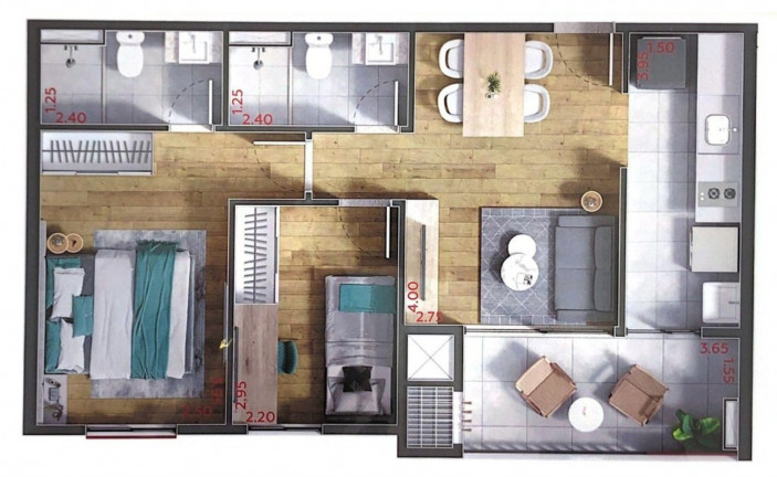 Imagem Imóvel com 2 Quartos à Venda, 87 m² em água Verde - Curitiba Imagem Imóvel com 2 Quartos à Venda, 87 m² em água Verde - Curitiba
