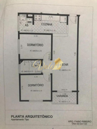 Imóvel com 2 Quartos à Venda, 57 m² em Areão - Taubaté