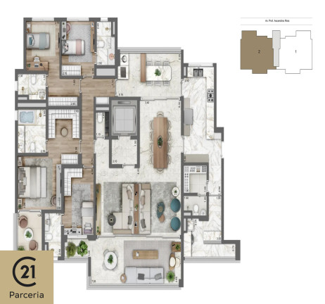 Imagem Apartamento com 3 Quartos à Venda, 230 m² em Ibirapuera - São Paulo Imagem Apartamento com 3 Quartos à Venda, 230 m² em Ibirapuera - São Paulo