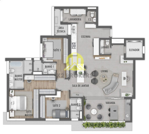 Imagem Apartamento com 3 Quartos à Venda, 151 m² em Batel - Curitiba Imagem Apartamento com 3 Quartos à Venda, 151 m² em Batel - Curitiba