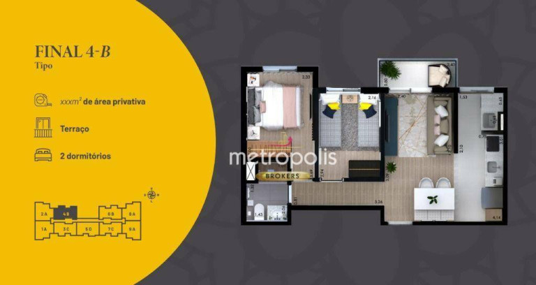 Imagem Apartamento com 2 Quartos à Venda, 46 m² em Utinga - Santo André Imagem Apartamento com 2 Quartos à Venda, 46 m² em Utinga - Santo André