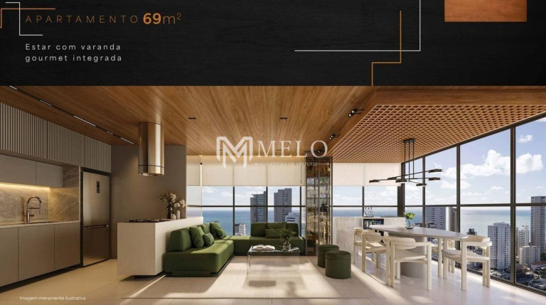 Apartamento com 2 Quartos à Venda, 69 m²