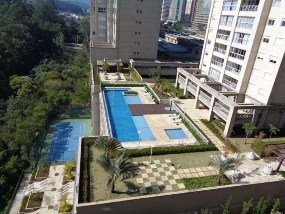 Imagem Apartamento com 1 Quarto para Alugar, 50 m² em Sítio Tamboré Alphaville - Barueri