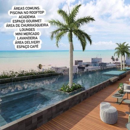 Apartamento com 1 Quarto à Venda, 16 m² em Cabo Branco - João Pessoa
