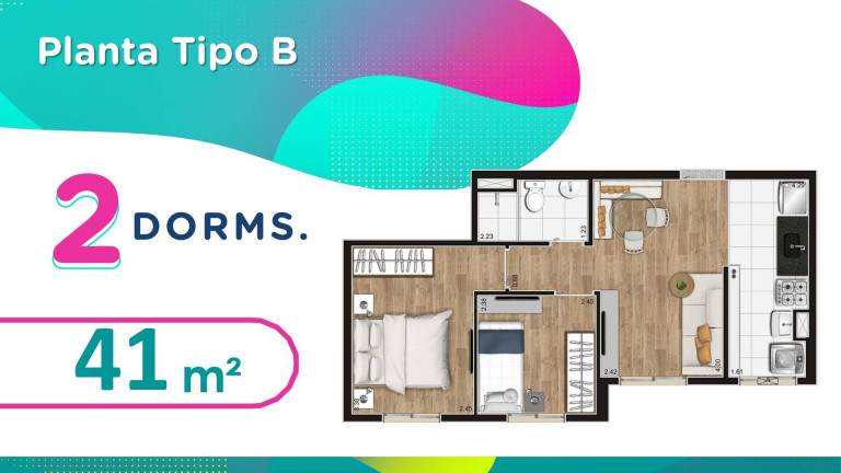 Imagem Apartamento à Venda, 41 m² em Parque Arariba - São Paulo