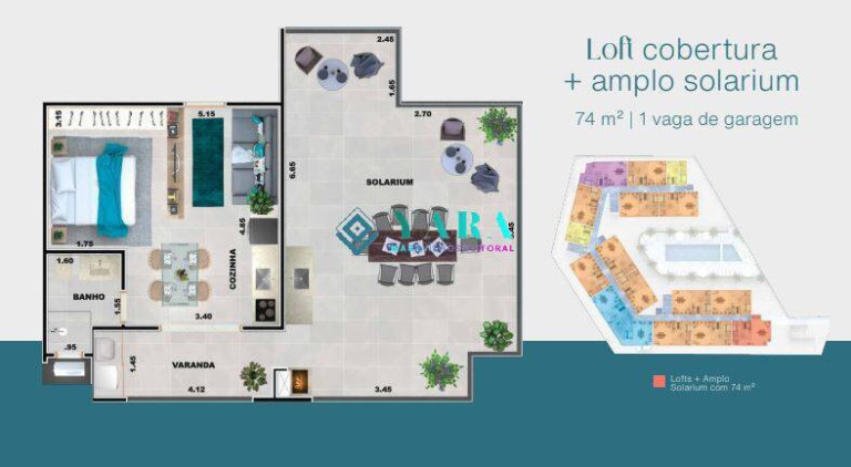 Imagem Apartamento com 1 Quarto à Venda, 45 m² em Praia Grande - Ubatuba
