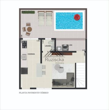 Imagem Casa com 2 Quartos à Venda, 67 m² em Vila Atlântica - Mongaguá Imagem Casa com 2 Quartos à Venda, 67 m² em Vila Atlântica - Mongaguá