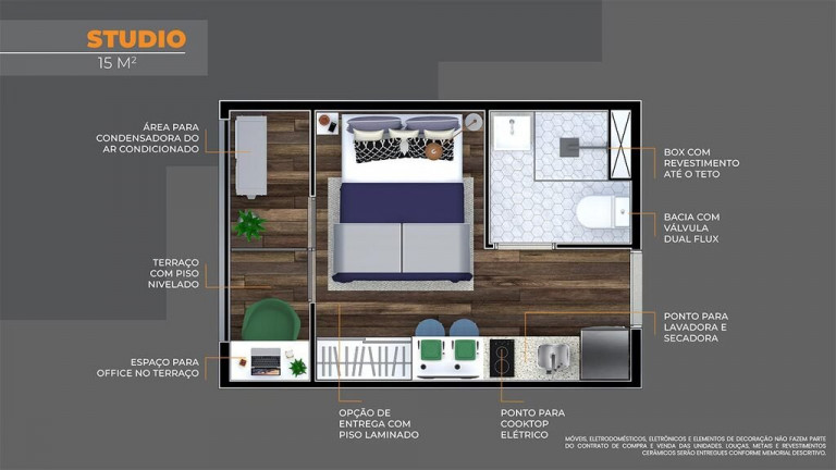 Imagem Cobertura com 1 Quarto à Venda, 30 m² em São Miguel - São Paulo Imagem Cobertura com 1 Quarto à Venda, 30 m² em São Miguel - São Paulo