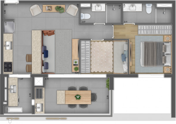 Imagem Apartamento com 2 Quartos à Venda, 71 m² em Pinheiros - São Paulo Imagem Apartamento com 2 Quartos à Venda, 71 m² em Pinheiros - São Paulo