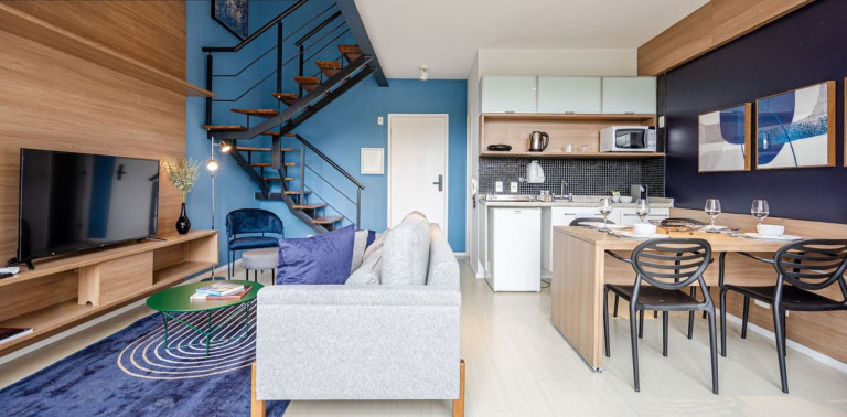 Apartamento com 1 Quarto para Alugar, 60 m² em Itaim Bibi - São Paulo