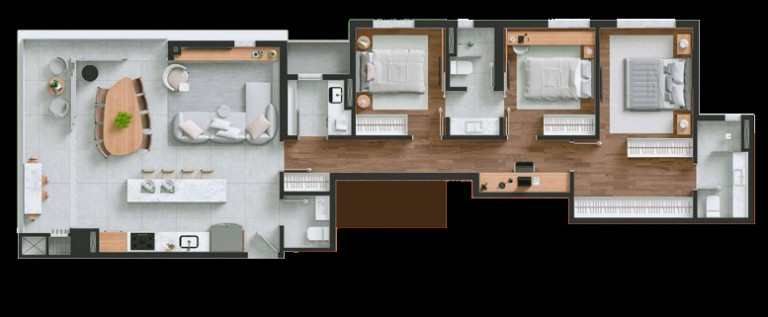 Imagem Apartamento com 2 Quartos à Venda, 81 m² em Portão - Curitiba Imagem Apartamento com 2 Quartos à Venda, 81 m² em Portão - Curitiba