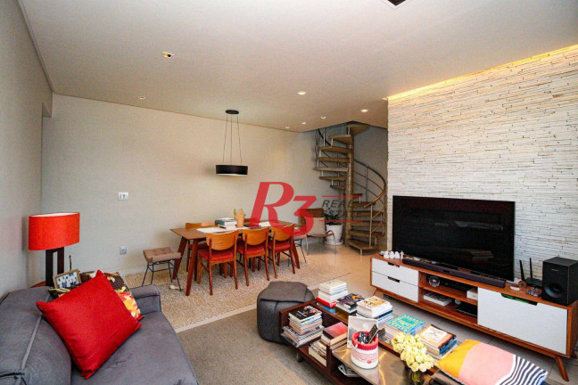 Imagem Cobertura com 1 Quarto à Venda, 197 m² em Gonzaga - Santos Imagem Cobertura com 1 Quarto à Venda, 197 m² em Gonzaga - Santos