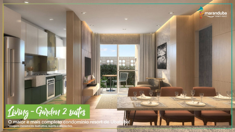 Apartamento com 2 Quartos à Venda, 99 m² em Praia Do Sapê - Ubatuba