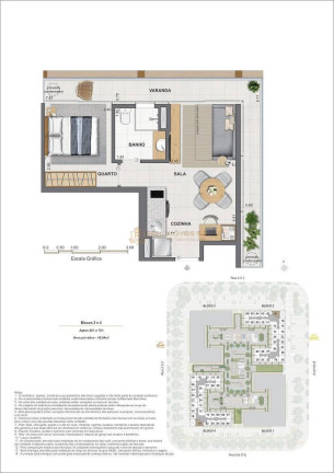 Apartamento com 1 Quarto à Venda, 34 m² em Barra Olímpica - Rio De Janeiro