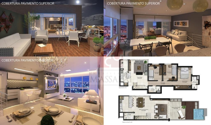 Imagem Cobertura com 3 Quartos à Venda, 152 m² em Menino Deus - Porto Alegre Imagem Cobertura com 3 Quartos à Venda, 152 m² em Menino Deus - Porto Alegre