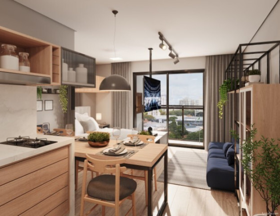 Imagem Imóvel com 1 Quarto à Venda, 28 m² em Portão - Curitiba
