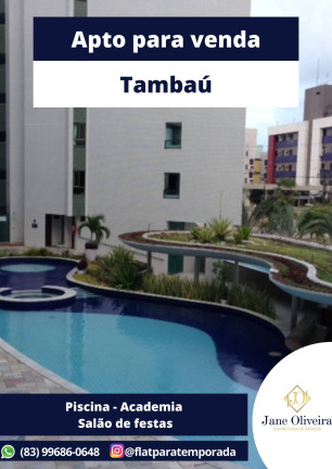 Apartamento com 2 Quartos à Venda, 60 m² em Tambaú - João Pessoa