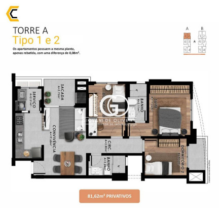Imagem Apartamento com 4 Quartos à Venda, 101 m² em Michel - Criciúma Imagem Apartamento com 4 Quartos à Venda, 101 m² em Michel - Criciúma