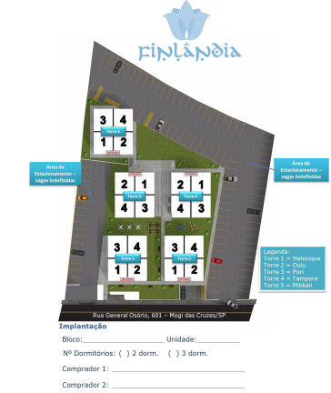 Imagem Apartamento com 3 Quartos à Venda, 50 m² em Vila Nova Aparecida - Mogi Das Cruzes