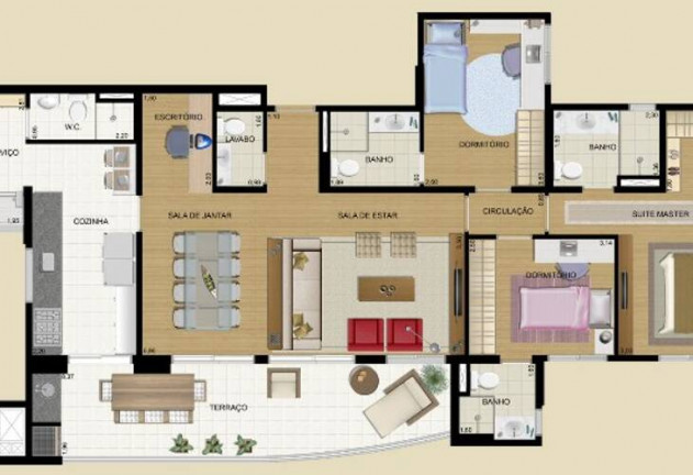 Apartamento com 3 Quartos à Venda, 126 m² em Mooca - São Paulo