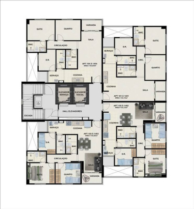 Imagem Apartamento com 3 Quartos à Venda, 63 m² em Tamarineira - Recife Imagem Apartamento com 3 Quartos à Venda, 63 m² em Tamarineira - Recife
