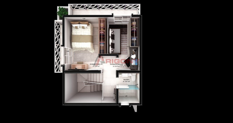 Imagem Casa com 2 Quartos à Venda, 77 m² em Lorenzi - Santa Maria Imagem Casa com 2 Quartos à Venda, 77 m² em Lorenzi - Santa Maria