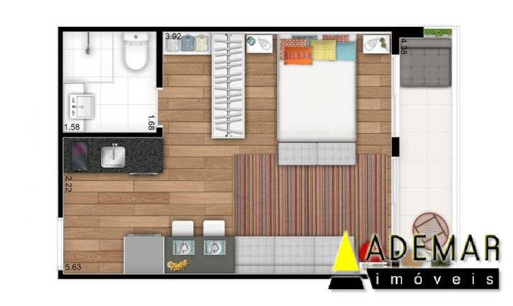 Imagem Apartamento com 1 Quarto à Venda, 30 m² em Centro - São Paulo Imagem Apartamento com 1 Quarto à Venda, 30 m² em Centro - São Paulo