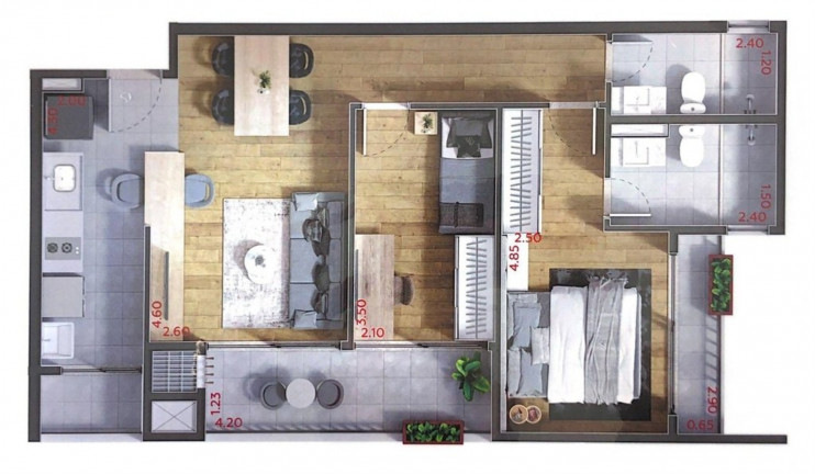 Imagem Imóvel com 2 Quartos à Venda, 133 m² em água Verde - Curitiba Imagem Imóvel com 2 Quartos à Venda, 133 m² em água Verde - Curitiba